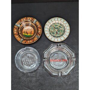 Vintage Ashtrays Lot of 4 Read Description for Details
